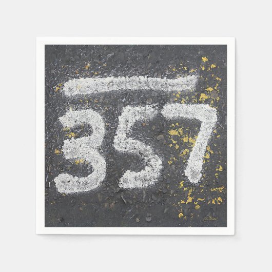 357 Mason's and Angel Number スタンダードカクテルナプキン (正面)