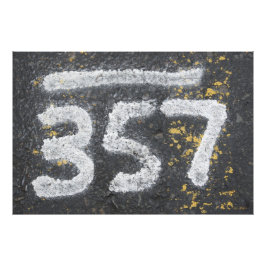 357 Mason's and Angel Number フォトプリント