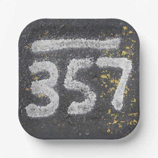 357 Mason's and Angel Number ペーパープレート (正面)