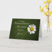 3596管理スタッフAdminプロ日 カード (黄色い花)