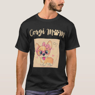 35 コーギーママ コーギー Tシャツ