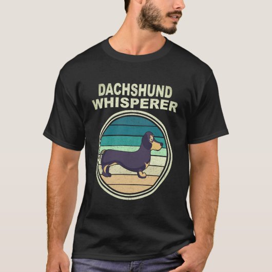 35 ダックスフントの達人 ヴィンテージ Tシャツ (正面)