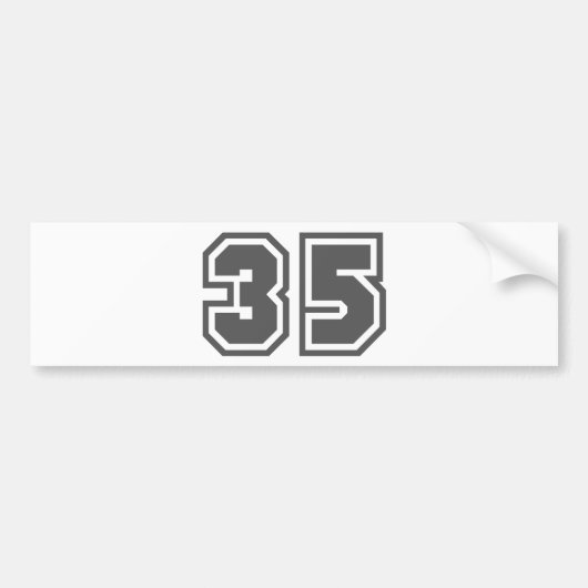 35 バンパーステッカー (正面)