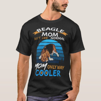 35 ビーグルママ クーラー ビーグル Tシャツ