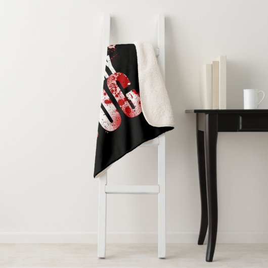 35.ホラー映画私はホラー映画と私の犬Blが大好き シェルパブランケット (インサイチュ)