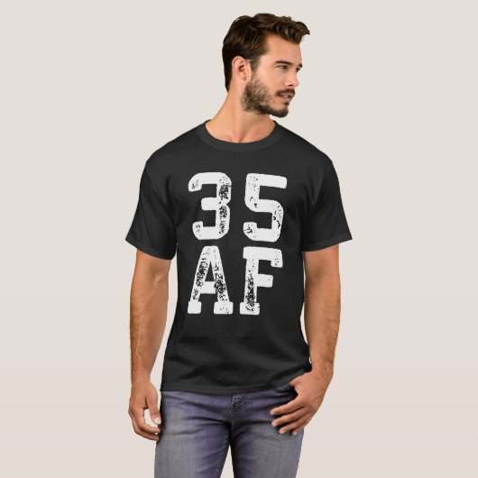 35 AF 35誕生日 Tシャツ (正面フル)