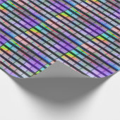 35 mmフィルムストリップ：スキャナのライトエフェクト ラッピングペーパー (角)