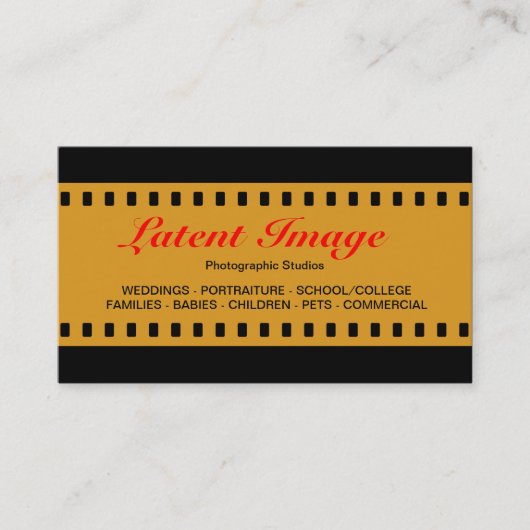 35 mmフィルム03 名刺 (正面)