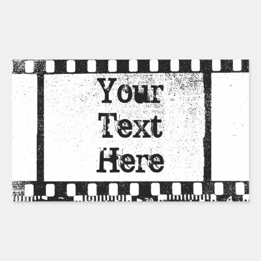 35 mmフィルム 長方形シール (正面)