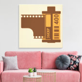 35 mm SLRカメラフィルム キャンバスプリント (インサイチュ (リビング))