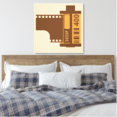 35 mm SLRカメラフィルム キャンバスプリント (インサイチュ (寝室))