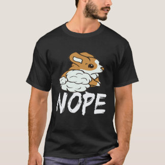 35 Nope - コーギー Tシャツ