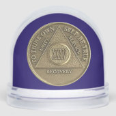 35 Year Sober AA Recovery Anniversary Coin (正面)