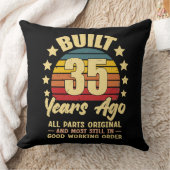 35 Years Ago All Parts Original 35th Birthday クッション (ブランケット)