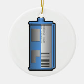 35mmのフィルムの小さなかんのオーナメント セラミックオーナメント (正面)