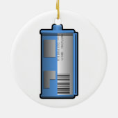 35mmのフィルムの小さなかんのオーナメント セラミックオーナメント (裏面)