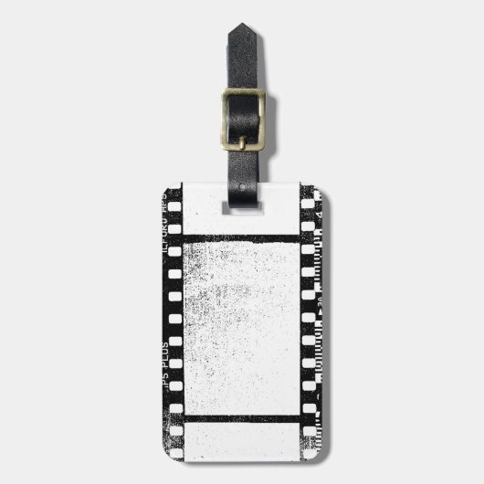 35mmのフィルム ラゲッジタグ (正面縦)