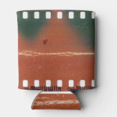 35mmフィルムストリップの始クール点、傷。 缶クーラー (裏面)