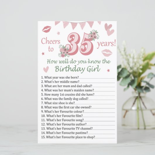 35thあなたは誕生日の女の子を知っているどのように良い (スタンド正面)