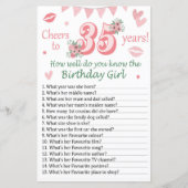 35thあなたは誕生日の女の子を知っているどのように良い (正面)