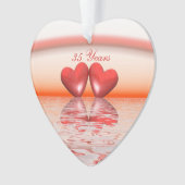 35thアニバーサリーコーラルハート オーナメント (正面)