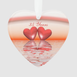 35thアニバーサリーコーラルハート オーナメント