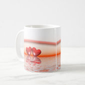 35thアニバーサリーコーラルハート コーヒーマグカップ (正面左)
