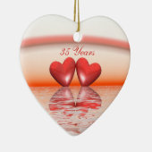 35thアニバーサリーコーラルハート セラミックオーナメント (右)