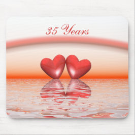 35thアニバーサリーコーラルハート マウスパッド