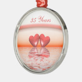 35thアニバーサリーコーラルハート メタルオーナメント (左)