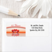 35thアニバーサリーコーラルハート ラベル (インサイチュ)