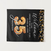 35thクラス懇親会ウェルカムブラックオレンジバルーン タペストリー (正面(横))