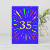 35th誕生日パーティーの招待状の爆発 招待状 (スタンド正面)