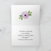 35th誕生日フォトカードとデイジー カード (内部)