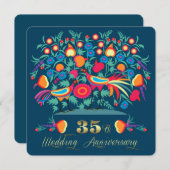 35th Anniversary Folk Art Decoration 招待状 (正面/裏面)