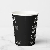 35th Birthday Party:アールデコスタイル+名前をカスタムする 紙コップ (右)