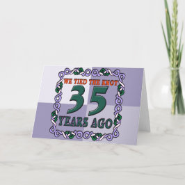35th Wedding Anniversary Gifts カード