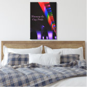 35Wブリッジミネアポリス – ゲイプライド キャンバスプリント (インサイチュ (寝室))