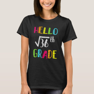 36の36のMath先生のHello 6Gradeルートに戻る Tシャツ
