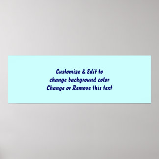 36インチX 12インチのポスター空白のイメージと文字を追加 ポスター