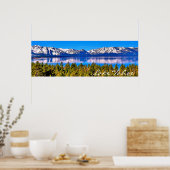 36インチX 12インチ風光明媚な湖タホのポスタープレミアムキャンバス ポスター (キッチン)