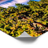 36インチX 12インチ風光明媚な湖タホのポスタープレミアムキャンバス ポスター (角)