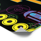 36インチx 12インチEPD：レムリアのレインボーライトブリッジ ポスター (角)