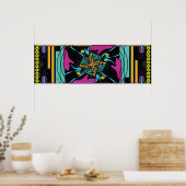 36インチx 12インチEPD：レムリアのレインボーライトブリッジ ポスター (キッチン)