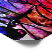 36インチx 24インチカラフル抽象芸術ART-2マットアートポスター ポスター (角)