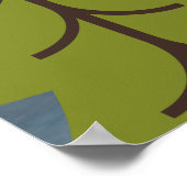 36インチx 24インチ眠いクマ赤ちゃんシャワーのポスター ポスター (角)