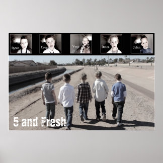 36インチx 24インチ5インチおよびフレッシュなポスター – 歩く ポスター