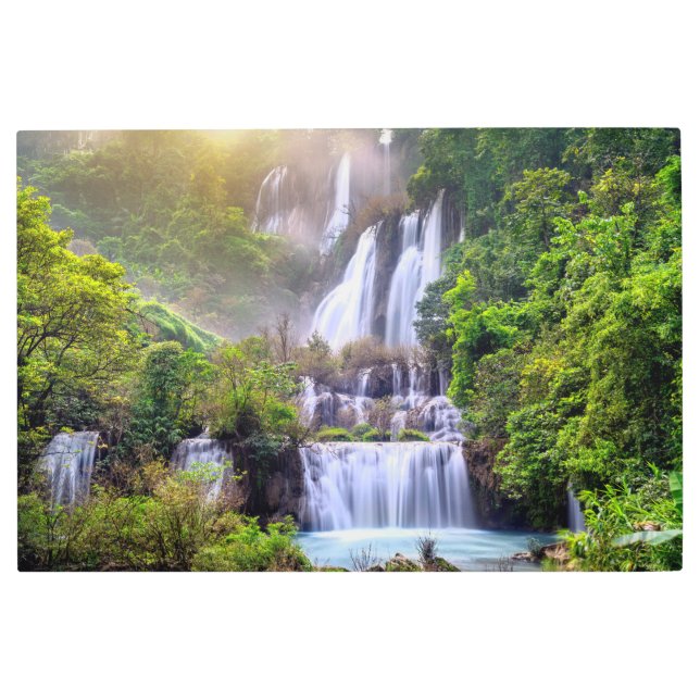 36インチx 24インチWaterfall Metal Wall Art メタルプリント (正面)