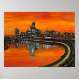 36インチx 28インチst paul 1965油on gessoプリントMIKLE ポスター