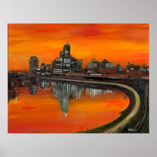 36インチx 28インチst paul 1965油on gessoプリントMIKLE ポスター